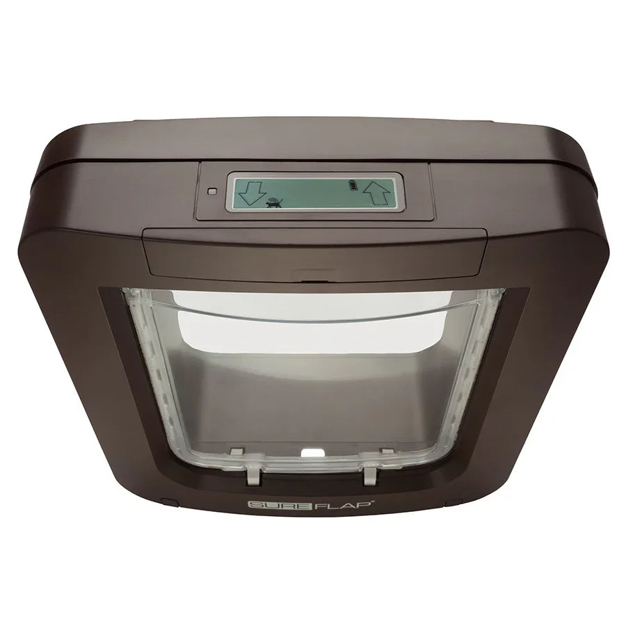 SureFlap Microchip Pet Door for Cats & Small Dogs – Brown