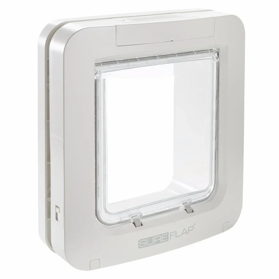 SureFlap Microchip Pet Door for Cats & Small Dogs – Medium/Large – White